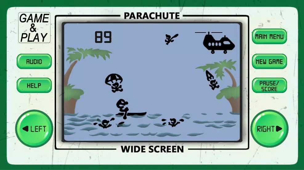 PARACHUTE: 80s arcade games  Screenshot 4