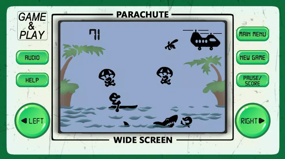 PARACHUTE: 80s arcade games  Screenshot 3