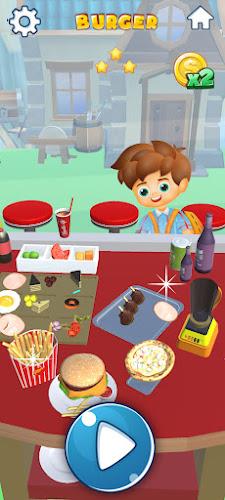 Burger Shop Chef Cooking Game  Screenshot 2