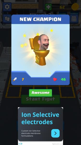 Merge Ski Toilet  Screenshot 5