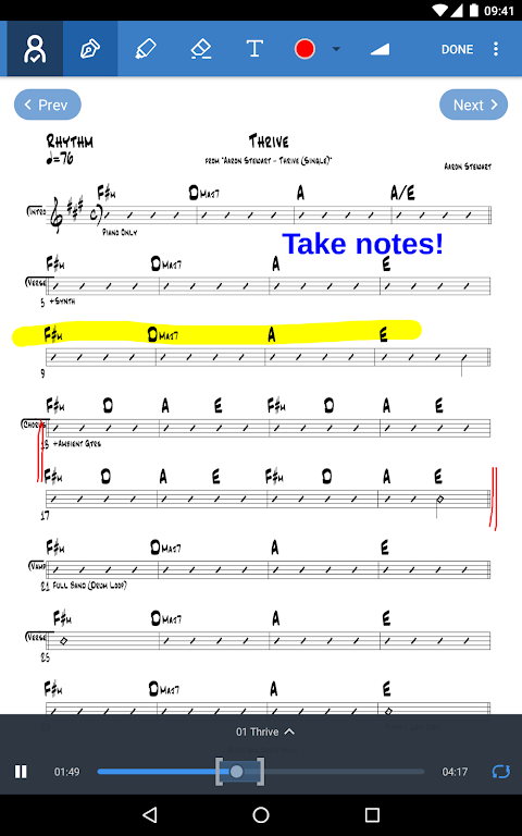 Planning Center Music Stand  Screenshot 1