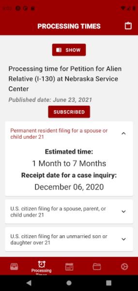 Immigration Case Tracker  Screenshot 4