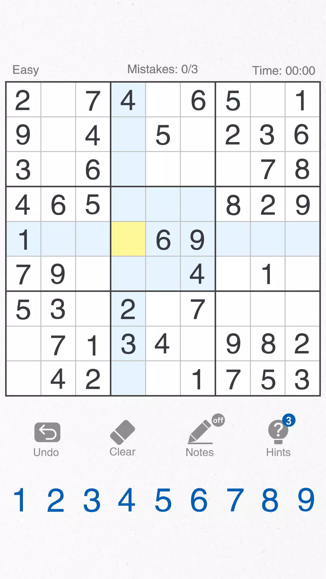 Sudoku-Classic Brain Puzzle  Screenshot 2