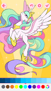 My Little Unicorn Coloring  Screenshot 4