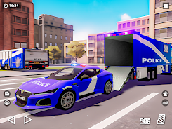 US Police Car Transporter Game  Screenshot 20