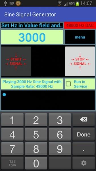 Sine SignalnGenerator  Screenshot 6