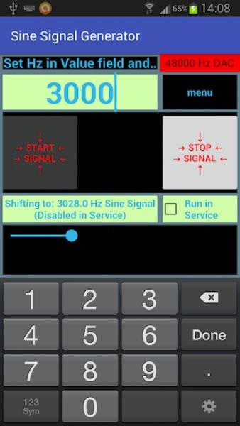 Sine SignalnGenerator  Screenshot 5