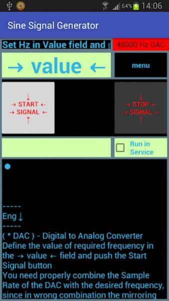 Sine SignalnGenerator  Screenshot 7