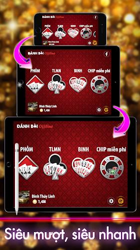 Offline Poker: Tien Len & Phom  Screenshot 1