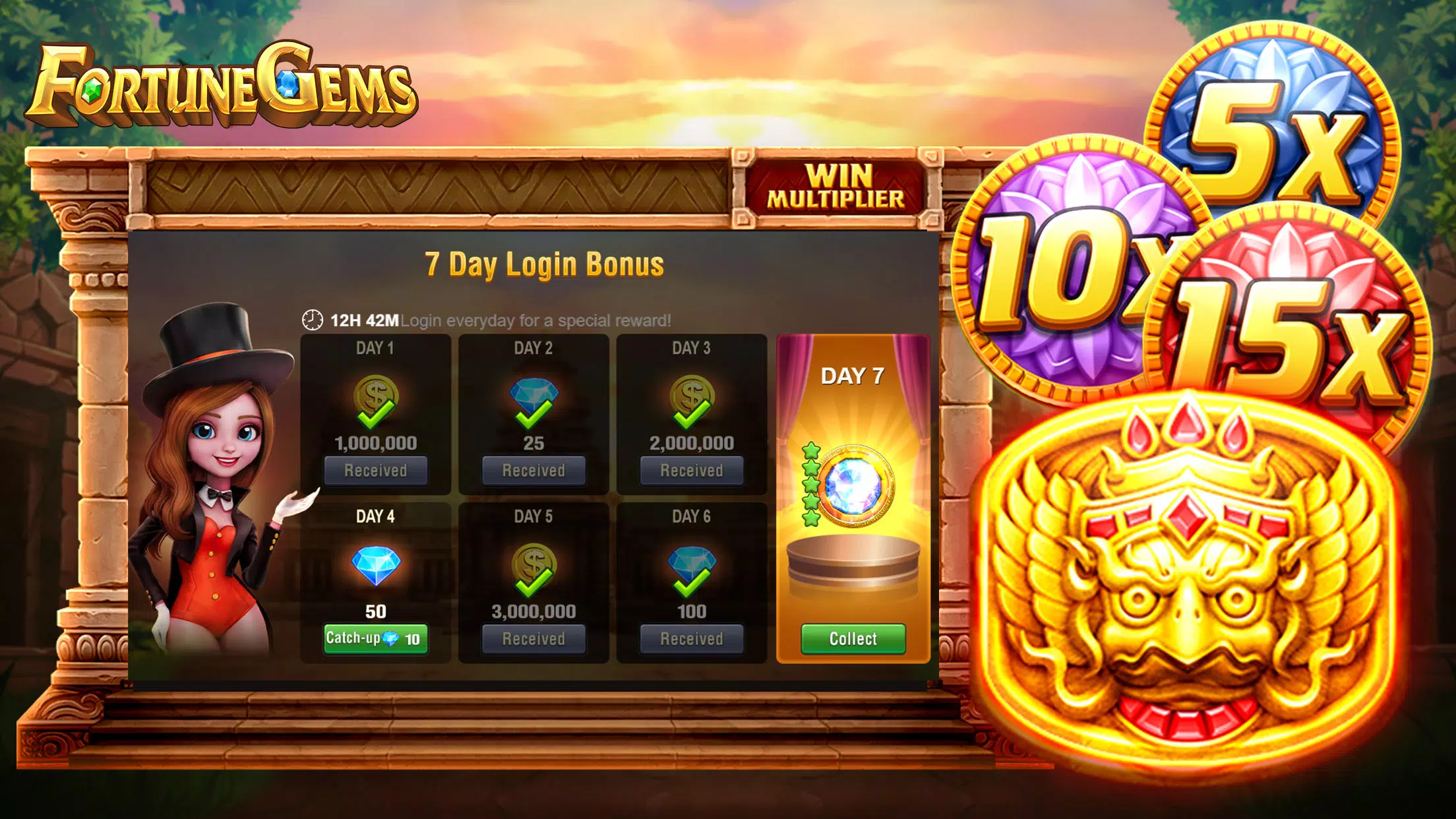 Slot Fortune Gems - TaDa Games  Screenshot 3