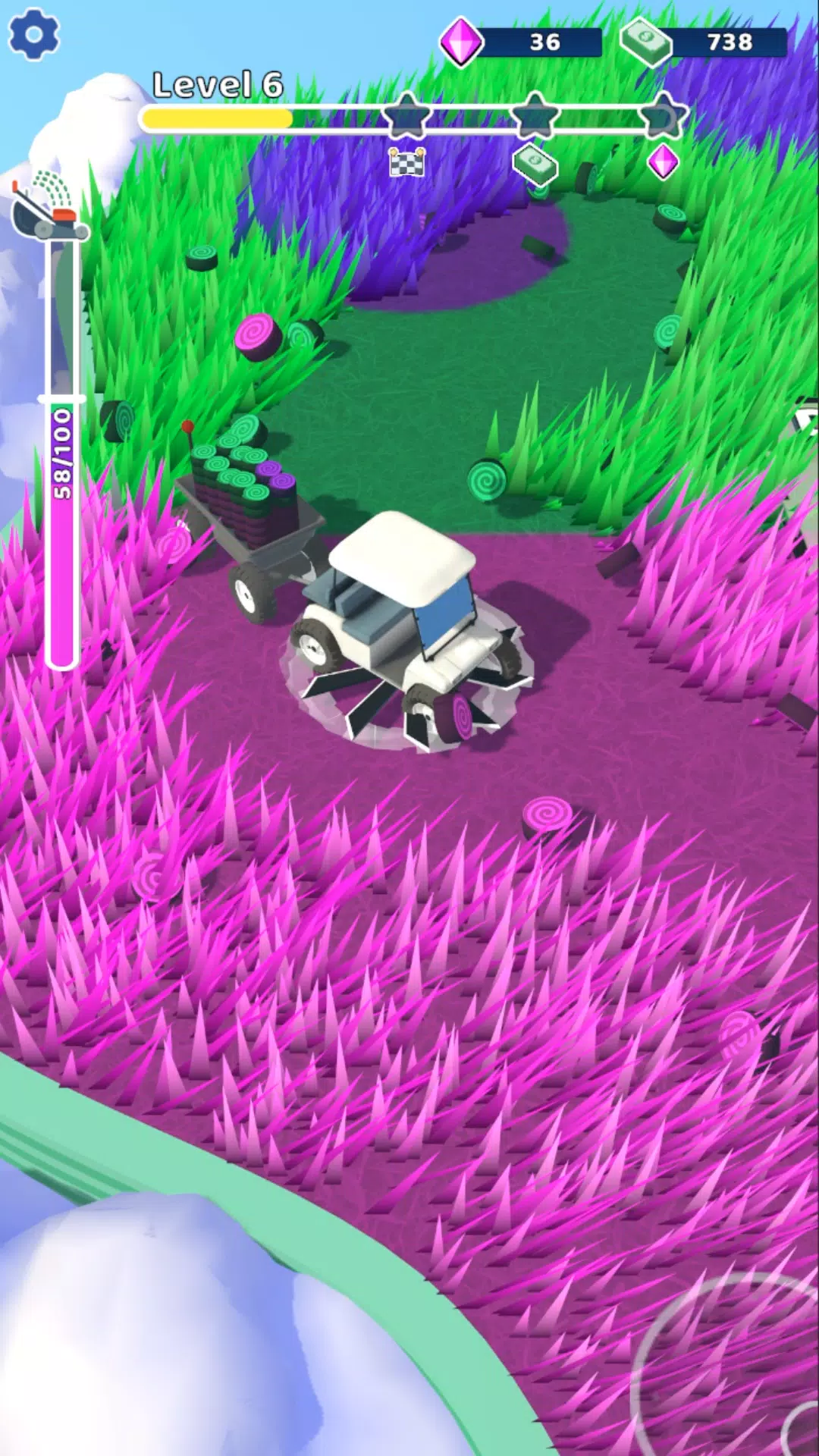 Grass Master: Lawn Mowing 3D  Screenshot 4