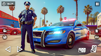 US Police Car Transporter Game  Screenshot 1