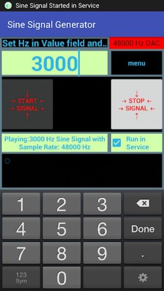 Sine SignalnGenerator  Screenshot 4