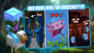 999 Mobs Mod for Minecraft PE  Screenshot 1