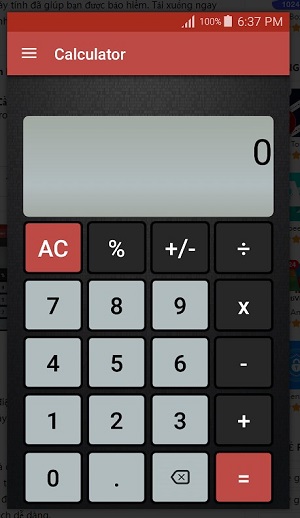 Calculator  Screenshot 2