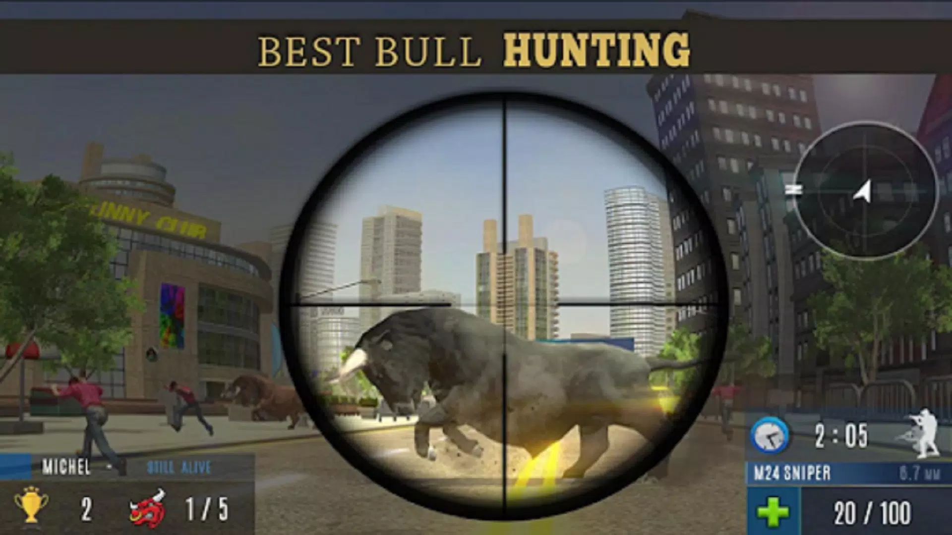 Angry Bull Attack Shooting  Screenshot 4