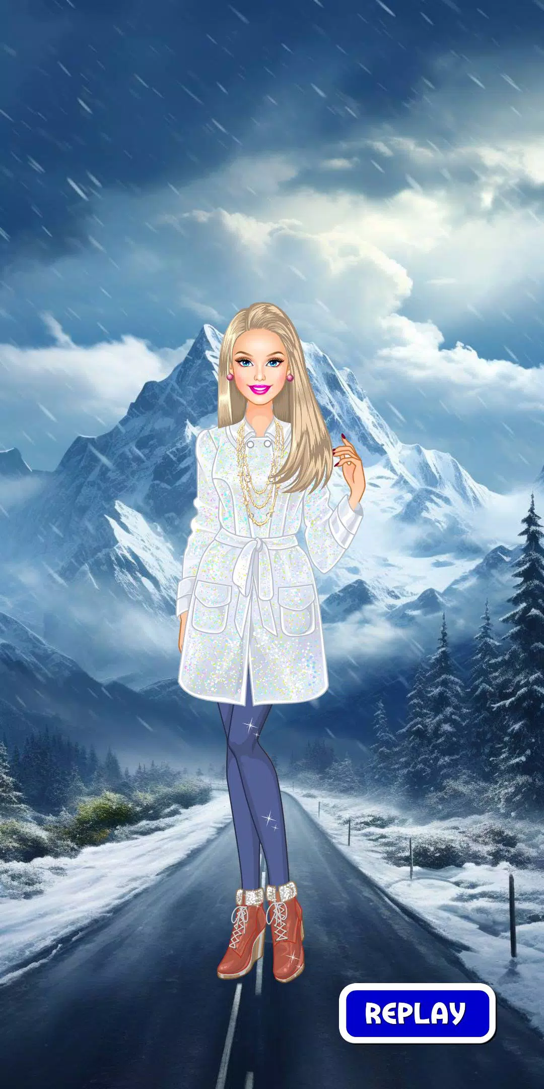 Winter Travel Dress Up  Screenshot 4