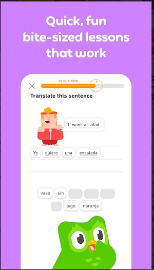 Duolingo: Học ngoại ngữ  Screenshot 1