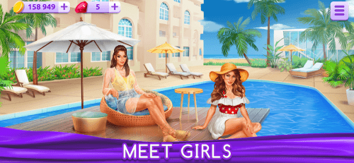 Girls & City: Spin The Bottle Mod  Screenshot 1