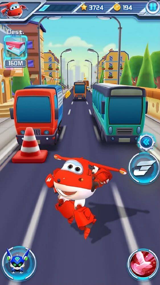 Super Wings: Jett Run Mod  Screenshot 3