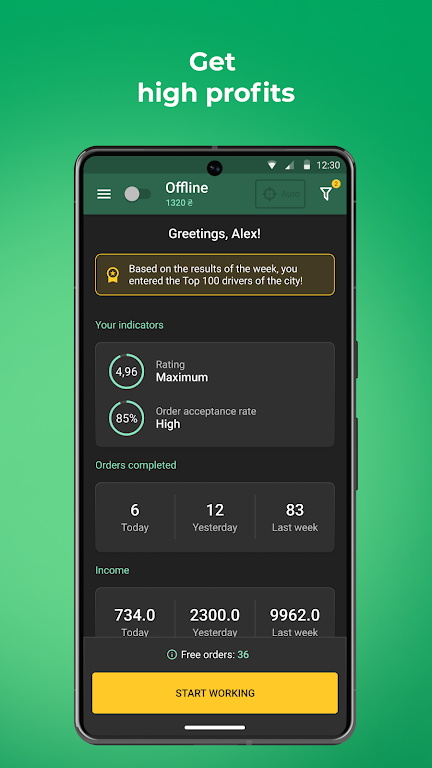 OnTaxi Driver: Drive & Earn  Screenshot 1