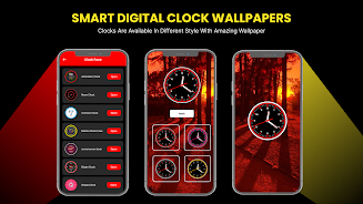 Digital Clock 4K Wallpapers HD  Screenshot 12