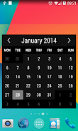 Month Calendar Widget  Screenshot 6