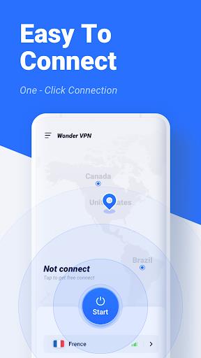 Wonder VPN - Secure VPN Proxy (MOD)  Screenshot 2