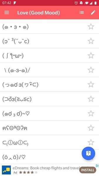 Kaomoji Japan Emoticon  Screenshot 10