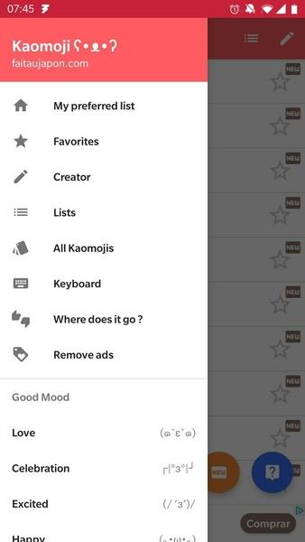 Kaomoji Japan Emoticon  Screenshot 7