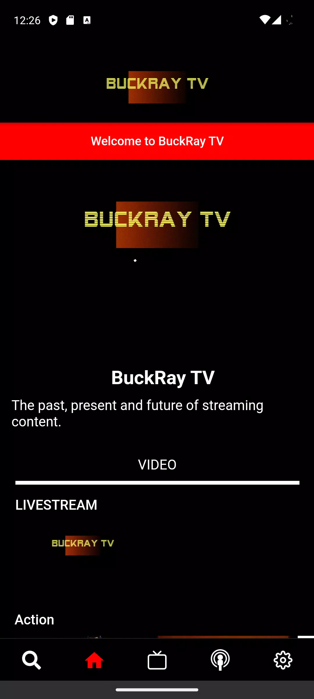 BuckRay TV  Screenshot 1