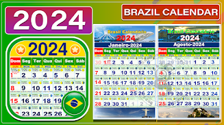 Brasil Calendário 2024 Brazil  Screenshot 1