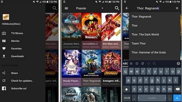 Cinema HD APPs  Screenshot 2