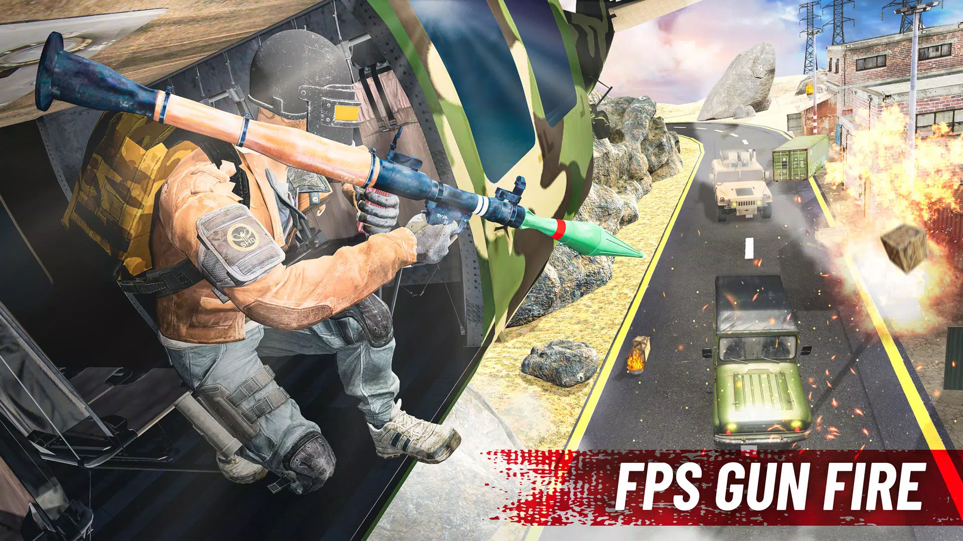 Fps Commando Critical Action  Screenshot 1