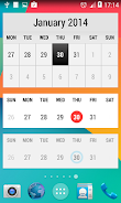 Month Calendar Widget  Screenshot 7