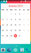 Month Calendar Widget  Screenshot 5