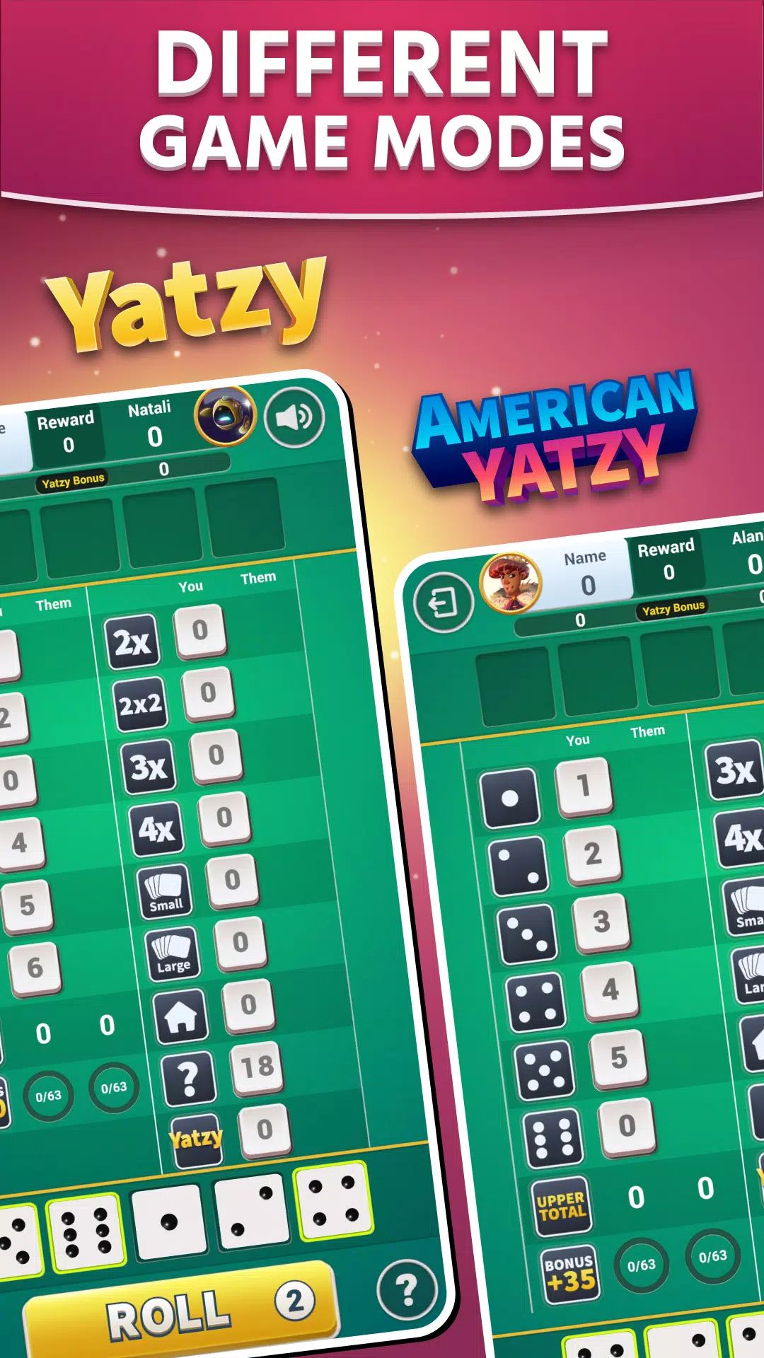 Yatzy - Classic Dice Games  Screenshot 2