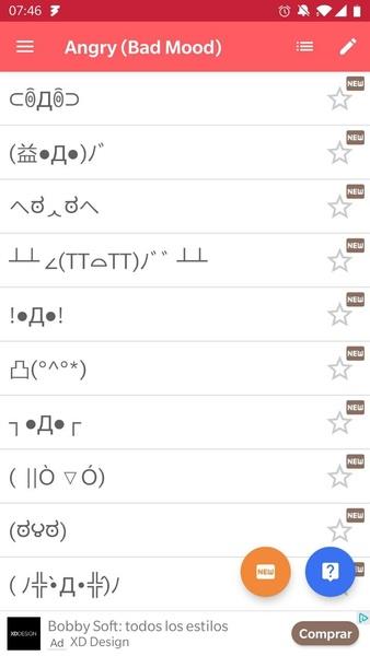 Kaomoji Japan Emoticon  Screenshot 4