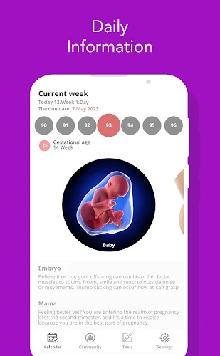 Pregnancy Tracker and Baby  Screenshot 1