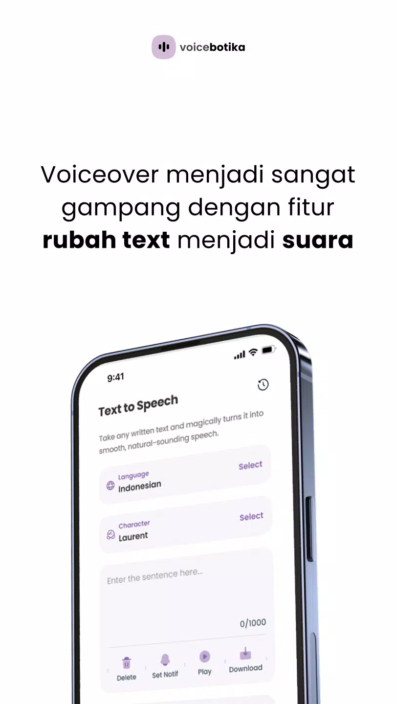 Voicebotika - Text To Speech  Screenshot 4