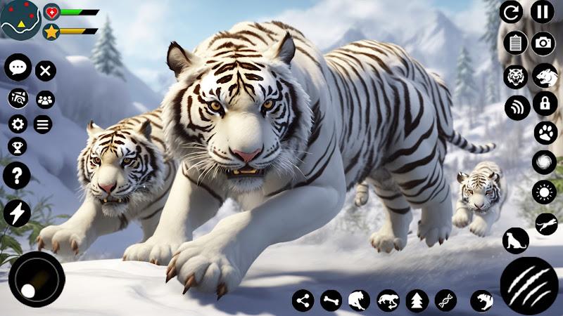 Arctic White Tiger Family Sim  Screenshot 1