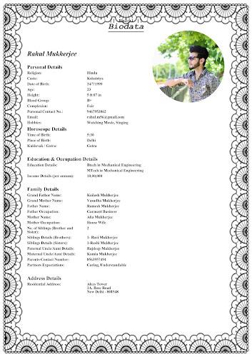 Marriage Biodata Maker  Screenshot 5