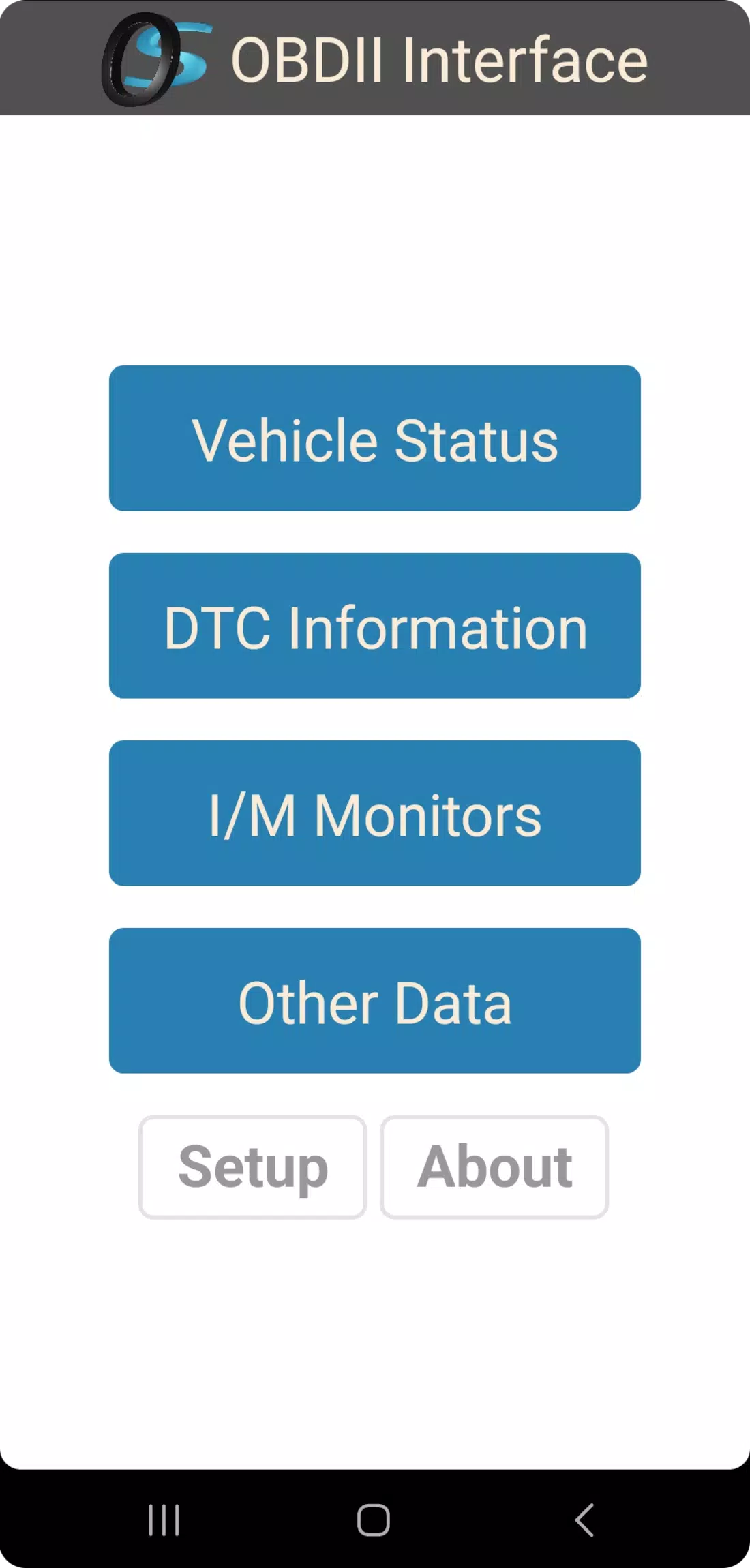 OS OBD2 Interface  Screenshot 1