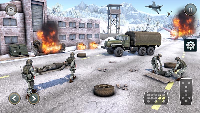 Truck Simulator Army Games 3D  Screenshot 8