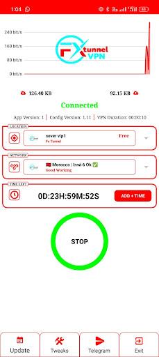 Fx Tunnel vpn - Super Fast Net (MOD)  Screenshot 3