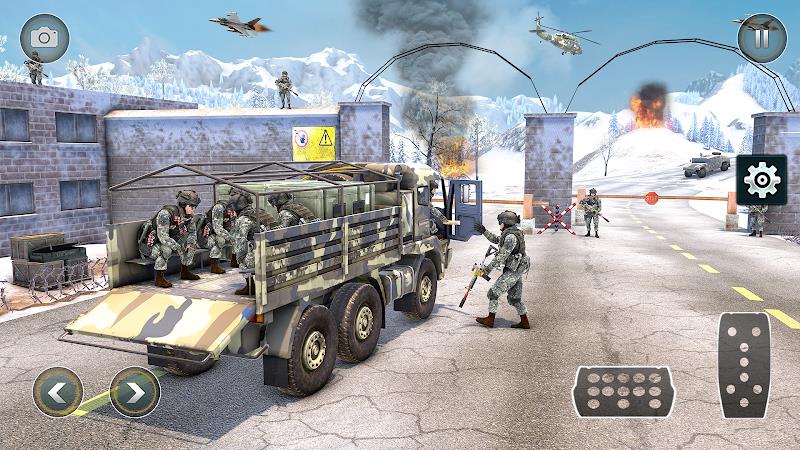 Truck Simulator Army Games 3D  Screenshot 10