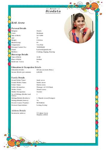 Marriage Biodata Maker  Screenshot 4