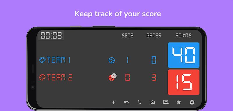 Padel scoreboard  Screenshot 1