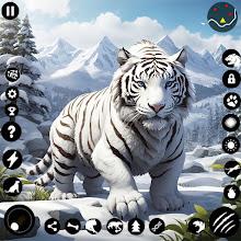 Arctic White Tiger Family Sim APK