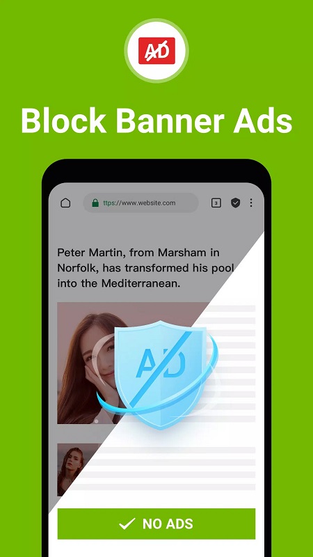 FAB Adblocker Browser: Adblock  Screenshot 1